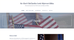 Desktop Screenshot of chiefjusticeloriegildea.com