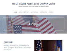 Tablet Screenshot of chiefjusticeloriegildea.com